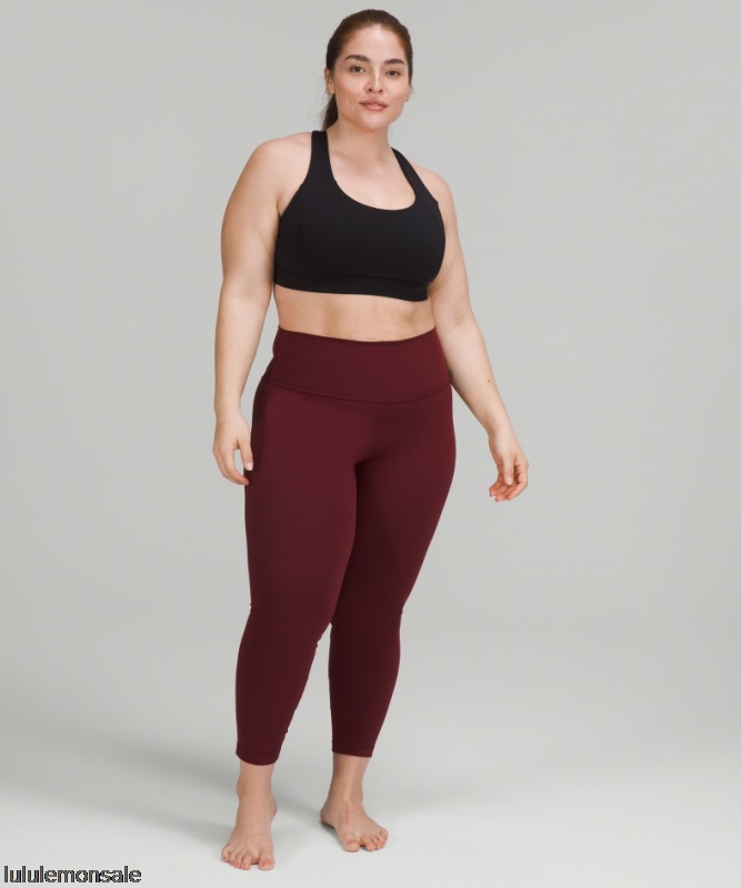Lululemon Damen DELULU008 | Red Merlot Align Hochhaushose 25